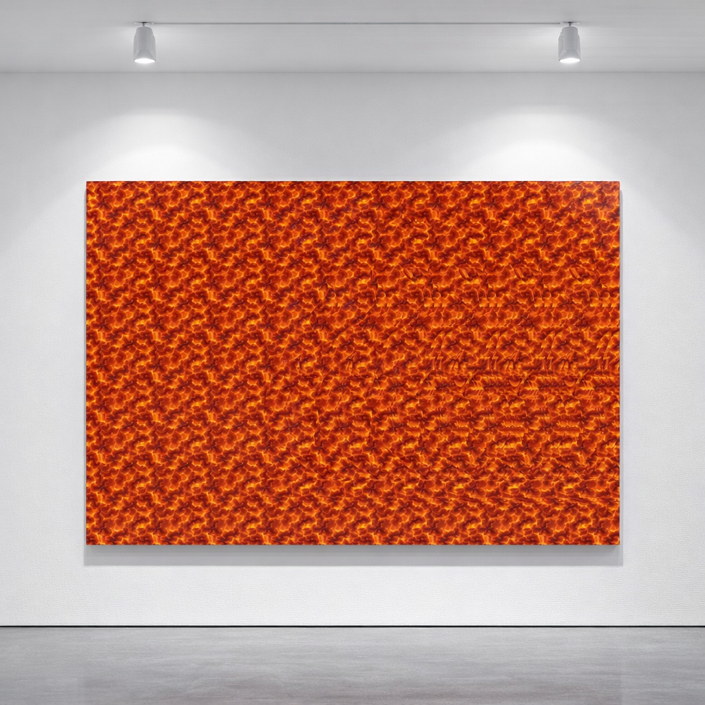 Inner Flame autostereogram wall art