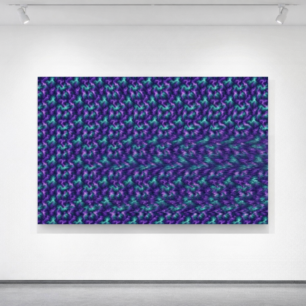 Northern Pulse autostereogram wall art